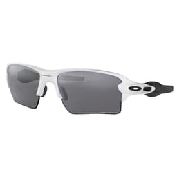 Oakley Flak 20 XL Polished Wht/Blk w/PRIZM Black Polarized Lenses OO9188-8159