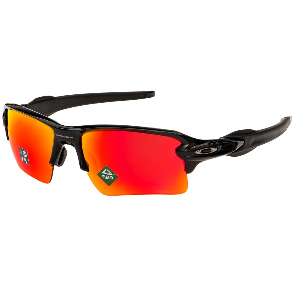 Oakley Flak 20 Xl Polished Black Wprizm Field Lenses Oo9188 9159 For Sale 