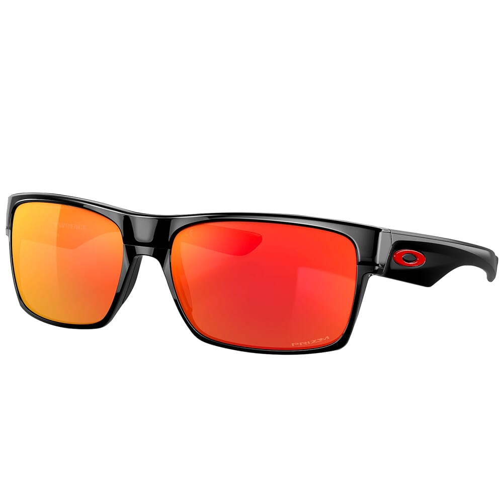 Oakley Two Face Polished Black w/PRIZM Ruby Lenses OO91894760 For Sale