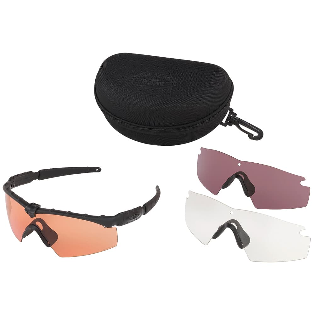 Oakley SI Ballistic M Frame 2.0 Matte Black w/Clear, TR22, and TR45 Lens Array OO9213-0732
