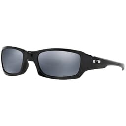 Oakley Fives Squared Polished Black w/Black Iridium Polarized Lenses OO9238-06