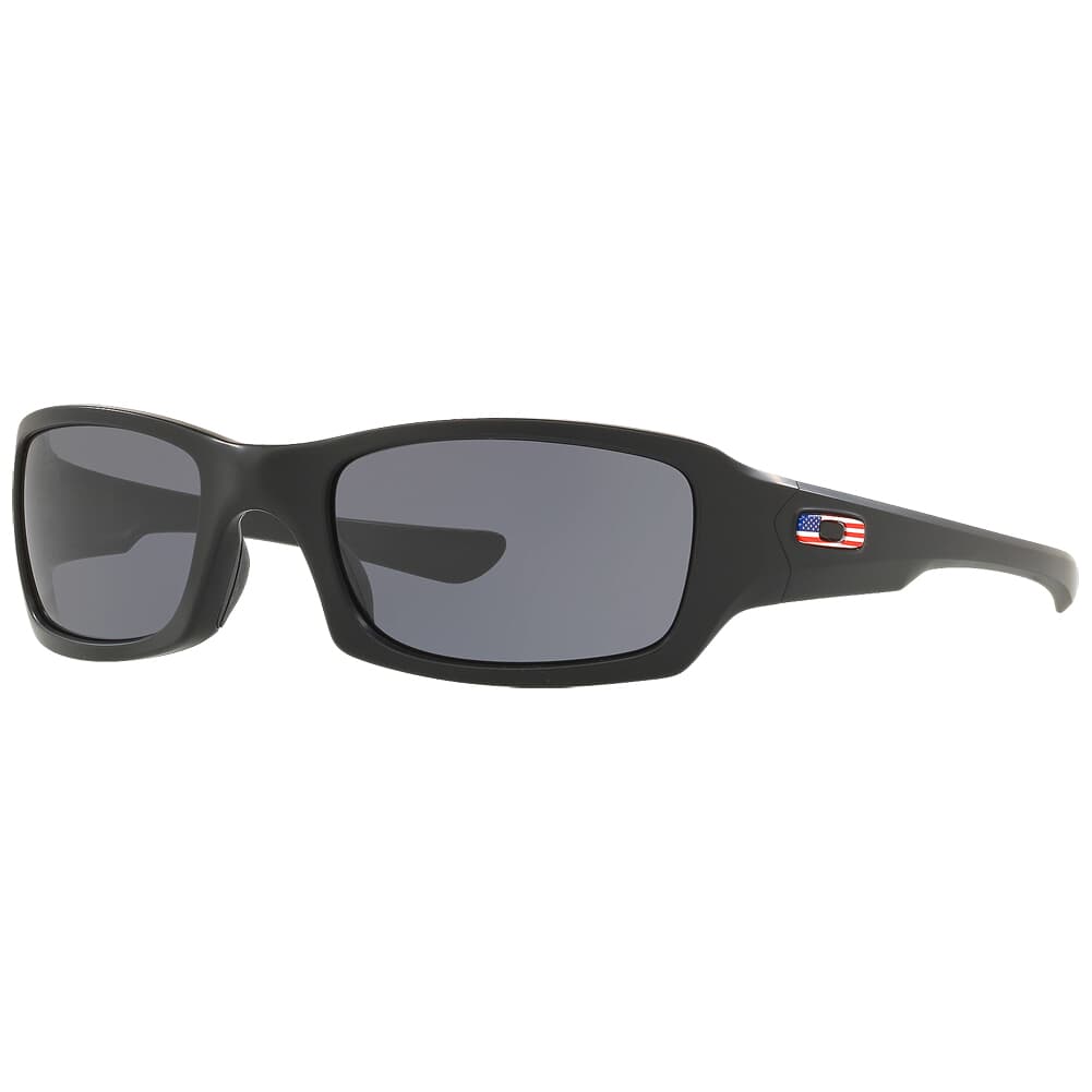 Oakley SI Fives Squared USA Matte Black w/Grey Lenses OO9238-3454