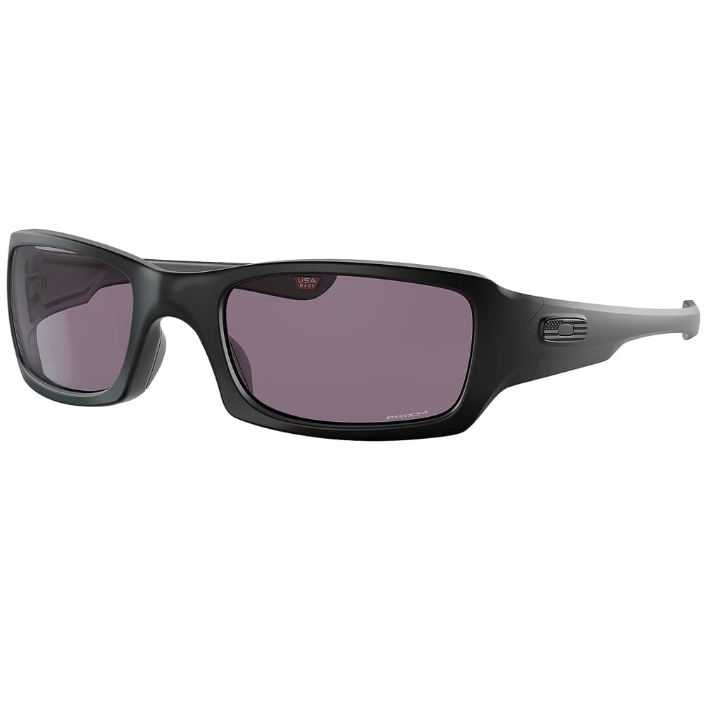 Oakley SI Fives Squared Matte Black Tonal US Flag Logo w/PRIZM Grey Lenses OO9238-3654