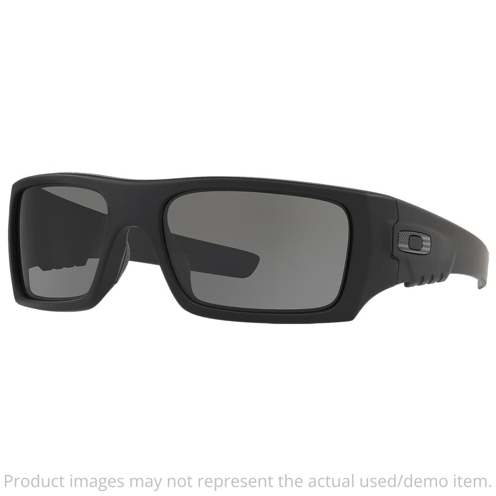 Oakley USED SI Det Cord Matte Black w/ Tonal Flag &amp; Grey Lenses OO9253-10 - Like New - No Box USED8130