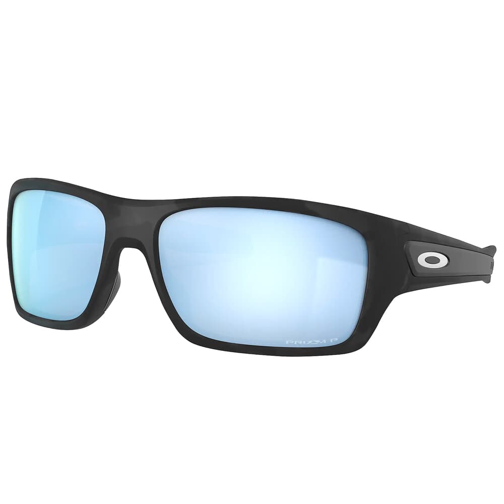 Oakley Turbine Matte Black Camo w/PRIZM Deep Water Polarized Lenses OO9263-6463