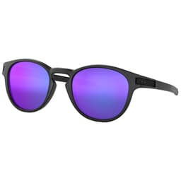 Oakley Latch Matte Black w/Violet Iridium Lenses OO9265-06