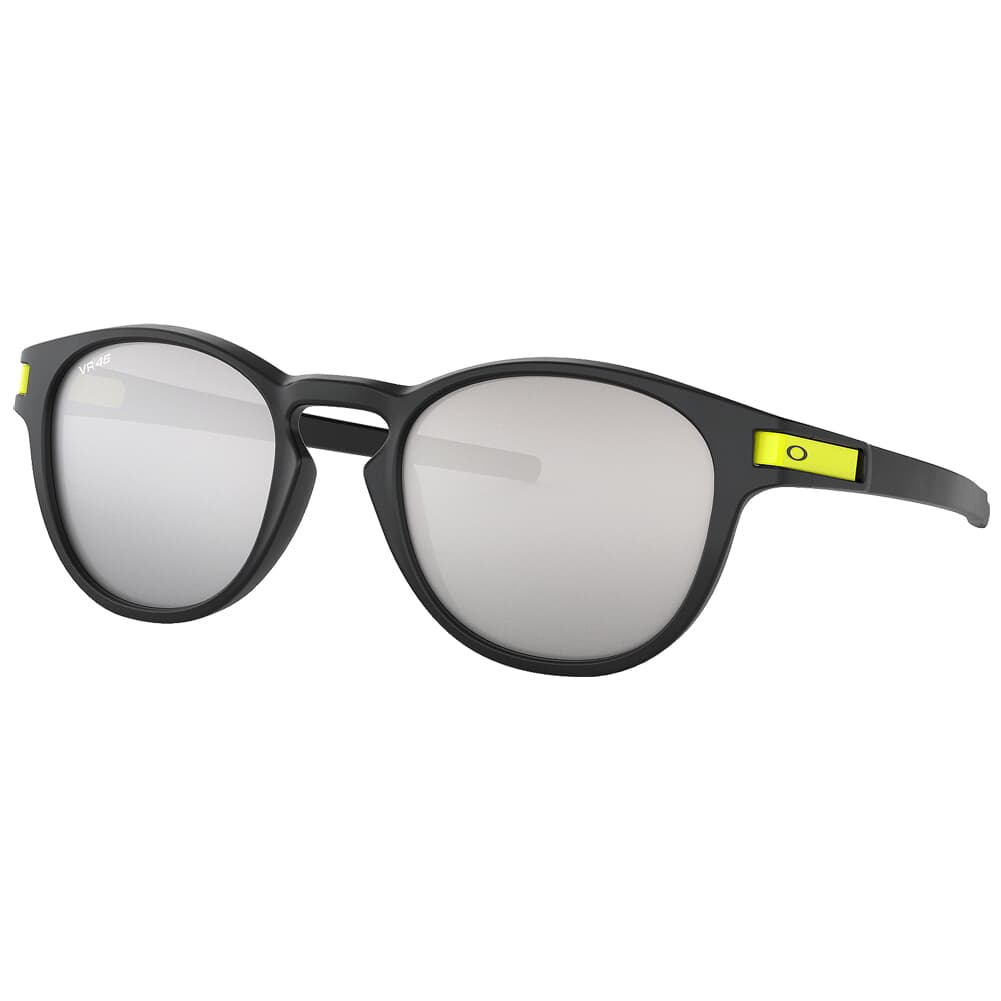 Oakley Latch Valentino Rossi Matte Black w/Chrome Iridium Lenses OO9265-2153