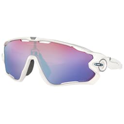 Oakley Jawbreaker Polished White w/PRIZM Sapphire Snow Lenses OO9290-2131