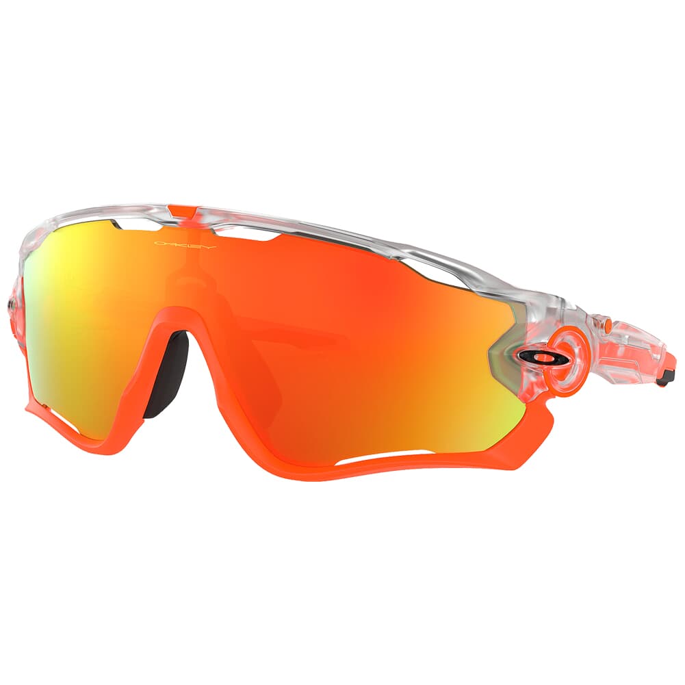 Oakley Jawbreaker Crystal Pop w/Fire Iridium Lenses OO9290-3731