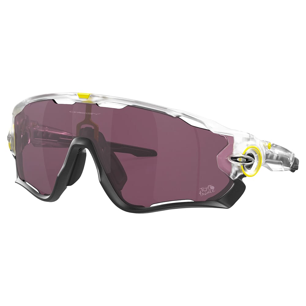 Oakley Jawbreaker Tour De France Matte Clear w/PRIZM Road Black Lenses OO9290-7231