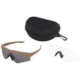 Oakley SI Ballistic M Frame ALPHA TAN w/Clear and Gray Lens Array OO9296-07