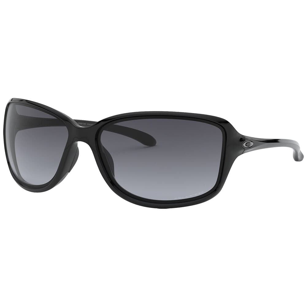 Oakley Cohort Polished Black w/Grey Gradient Polarized Lenses OO9301-04