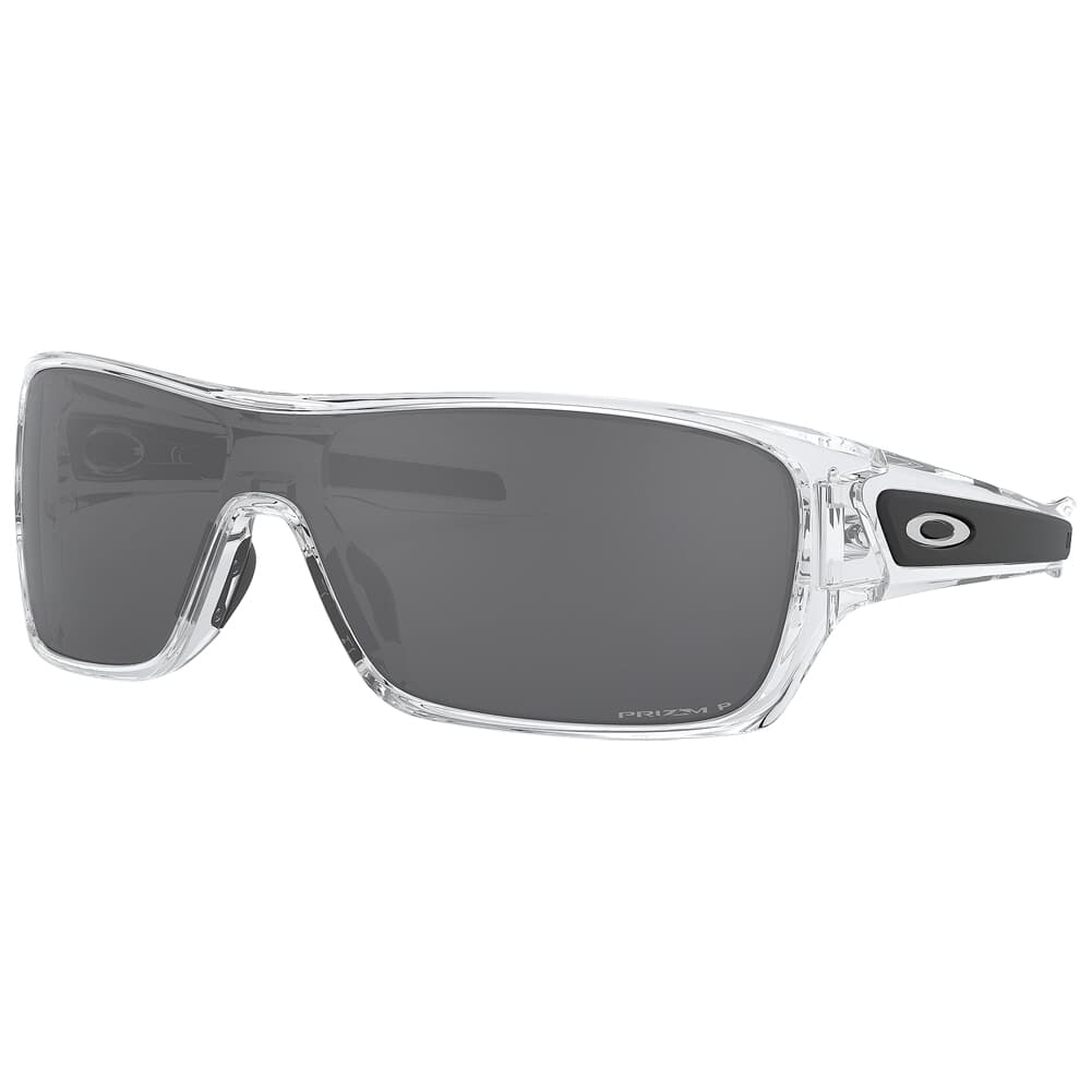 Oakley Turbine Rotor Polished Clear w/PRIZM Black Polarized Lenses OO9307-1632