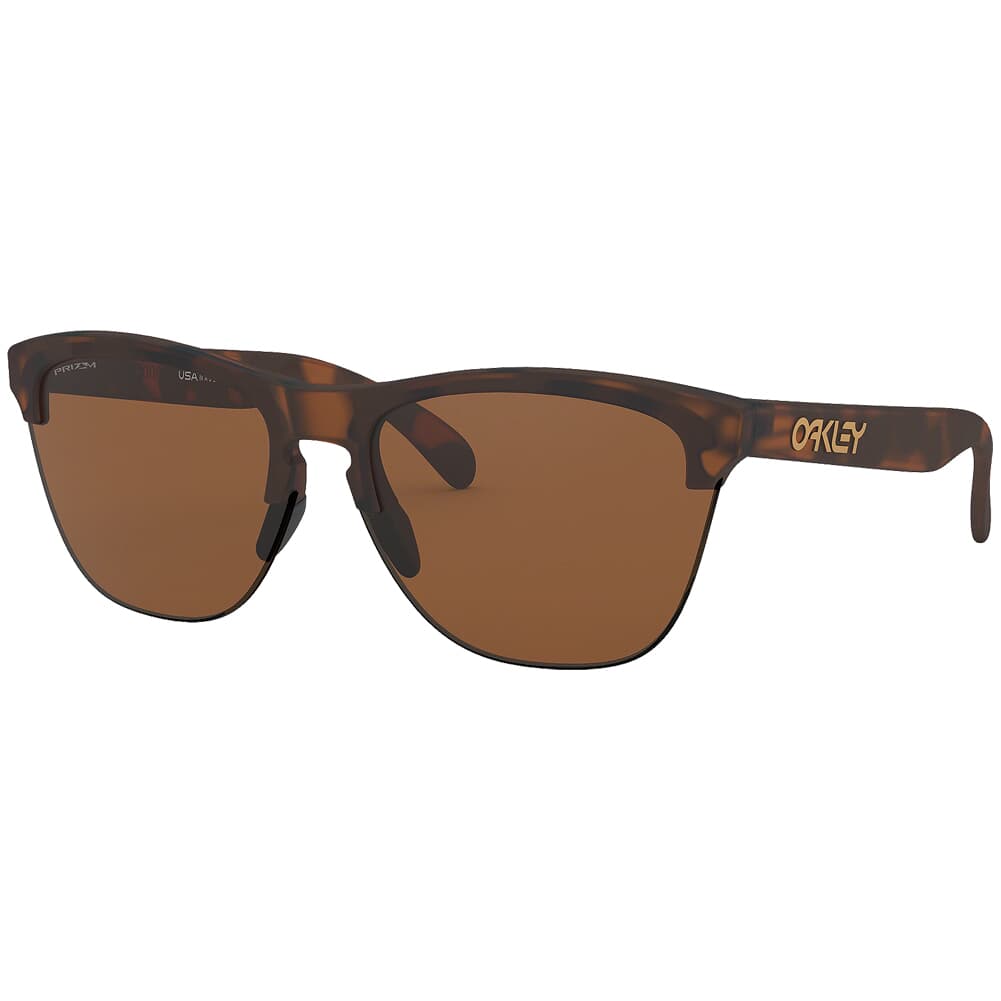 Oakley Frogskins Lite Matte Brown Tortoise w/PRIZM Tungsten Lenses OO9374-1163