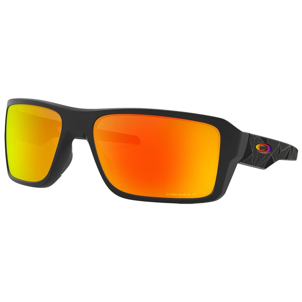 Oakley Double Edge Matte Black Prizmatic w/PRIZM Ruby Polarized Lenses OO9380-2366
