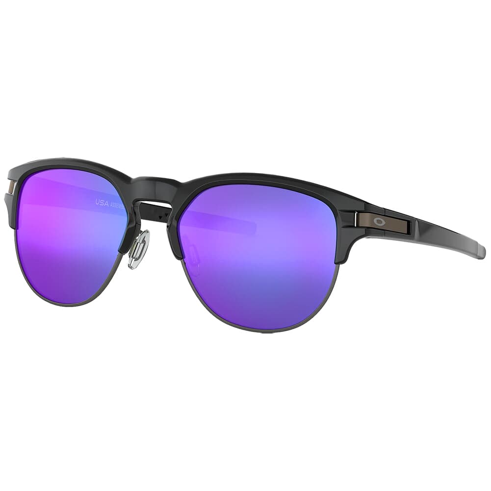Oakley Latch Key M Polished Black w/Violet Iridium Lenses OO9394M-0152
