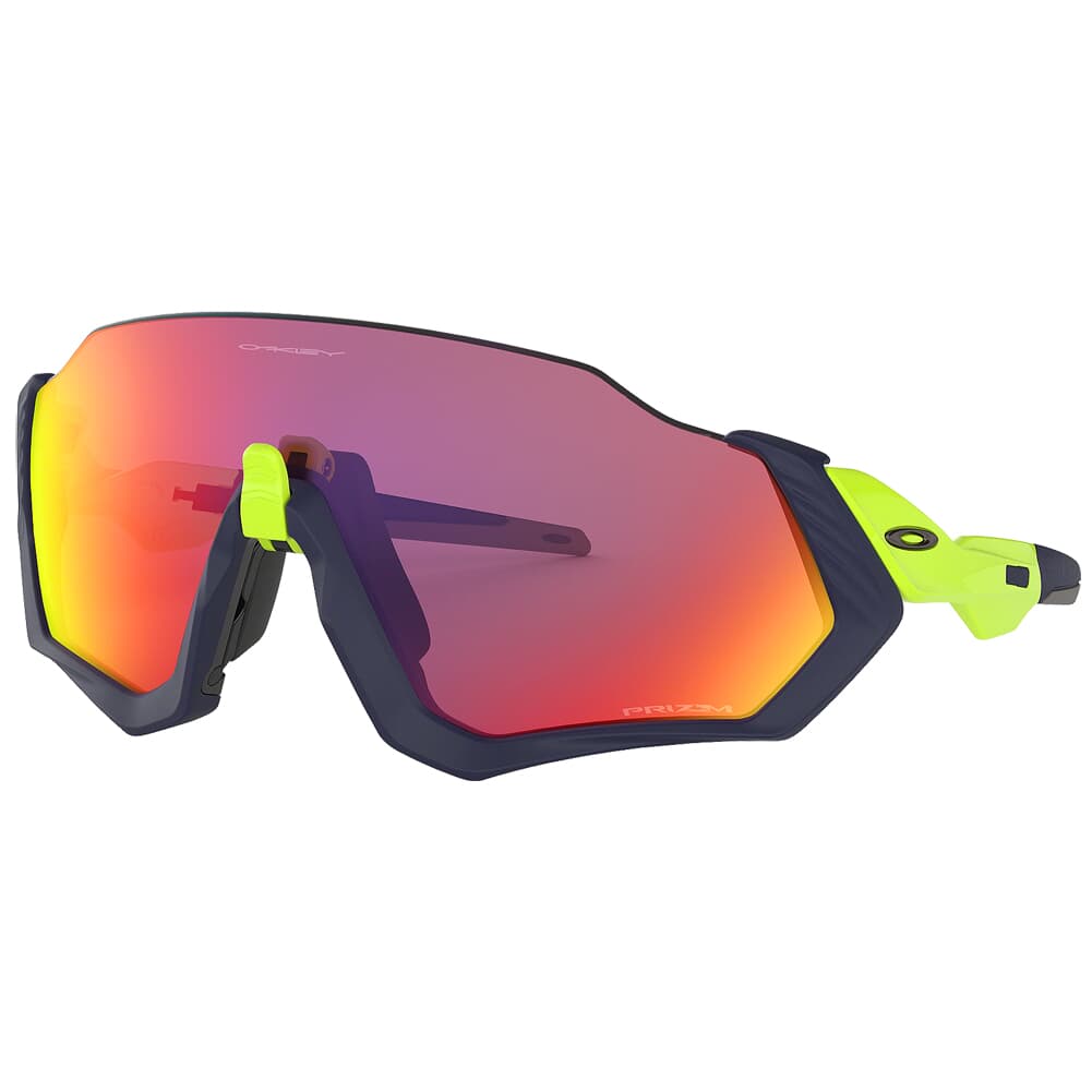 Oakley Flight Jacket Matte Navy and Retina Burn w/PRIZM Road Lenses OO9401-0537