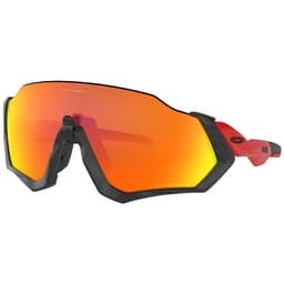 Oakley Flight Jacket Matte Black and Redline w/PRIZM Ruby Polarized Lenses OO9401-0837