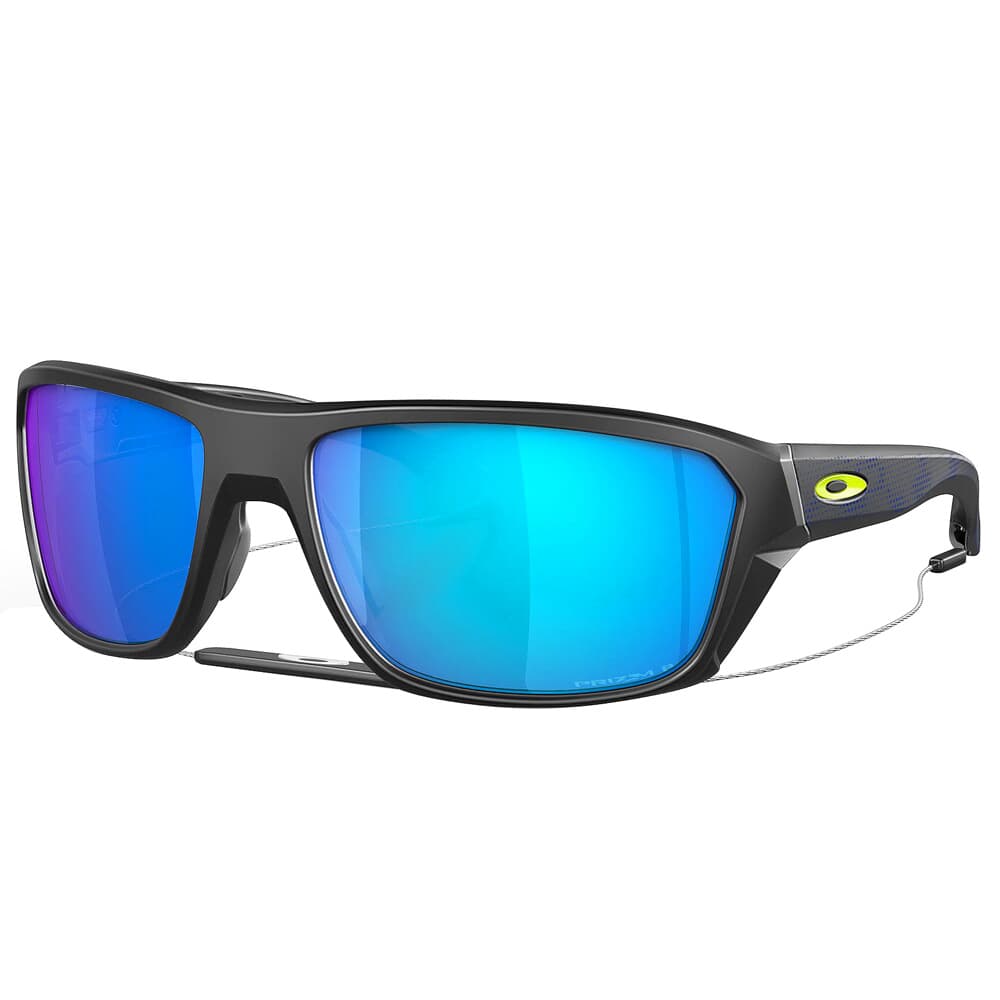 Oakley Split Shot Hi Res Matte Black/Blue w/PRIZM Sapphire Polarized Lenses OO9416-3364