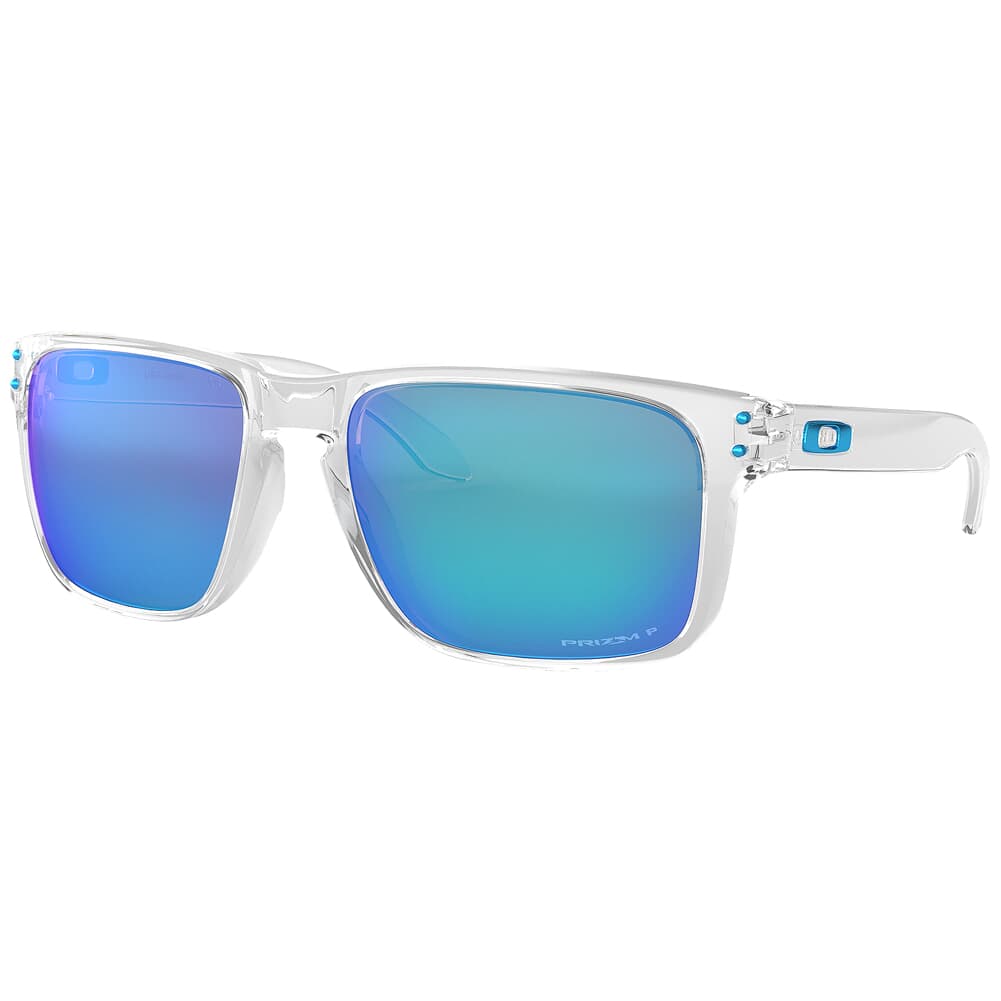 Oakley Holbrook XL Polished Clear w/PRIZM Sapphire Polarized Lenses OO9417-0759