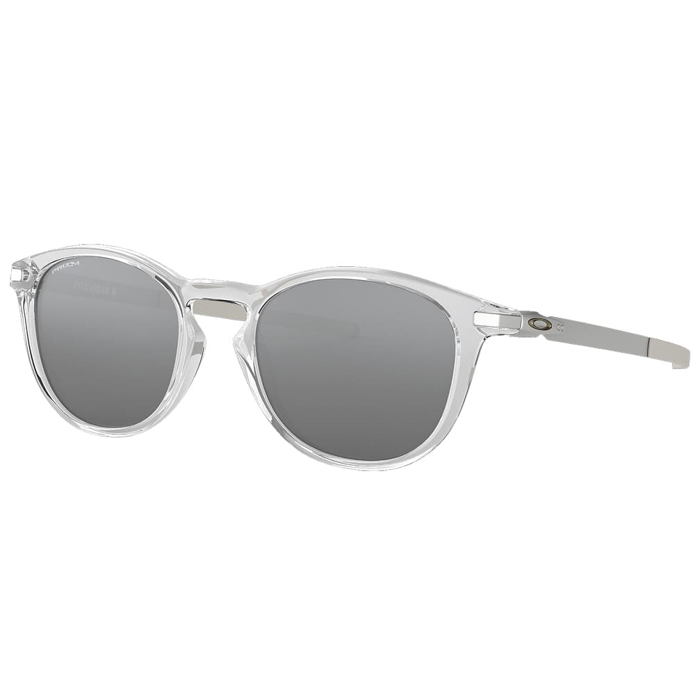 Oakley Pitchman R Polished Clear w/PRIZM Black Lenses OO9439-0250