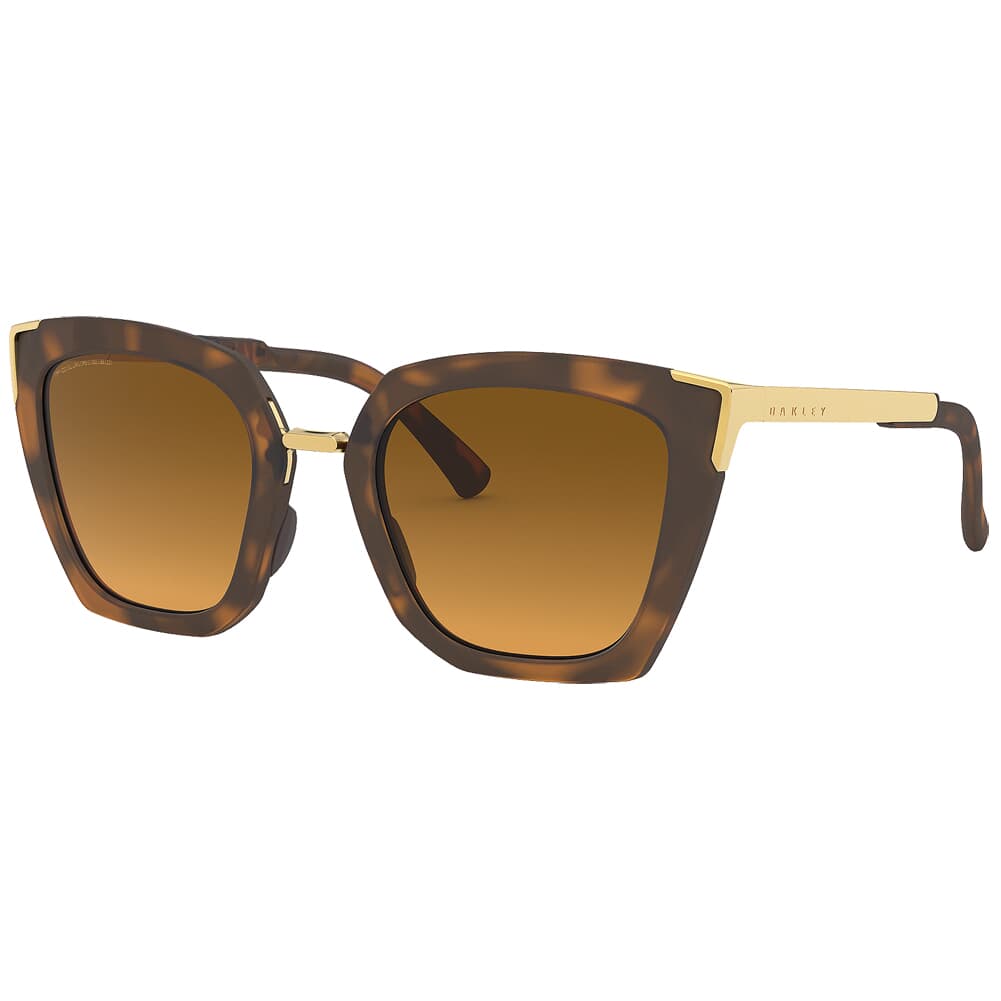 Oakley Sideswept Matte Brown Tortoise w/Brown Gradient Polarized Lenses OO9445-0351