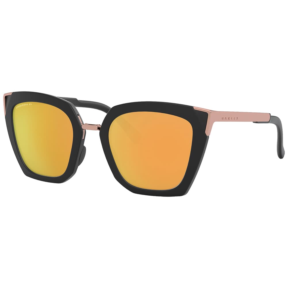 Oakley Sideswept Velvet Black w/PRIZM Rose Gold Polarized Lenses OO9445-0451