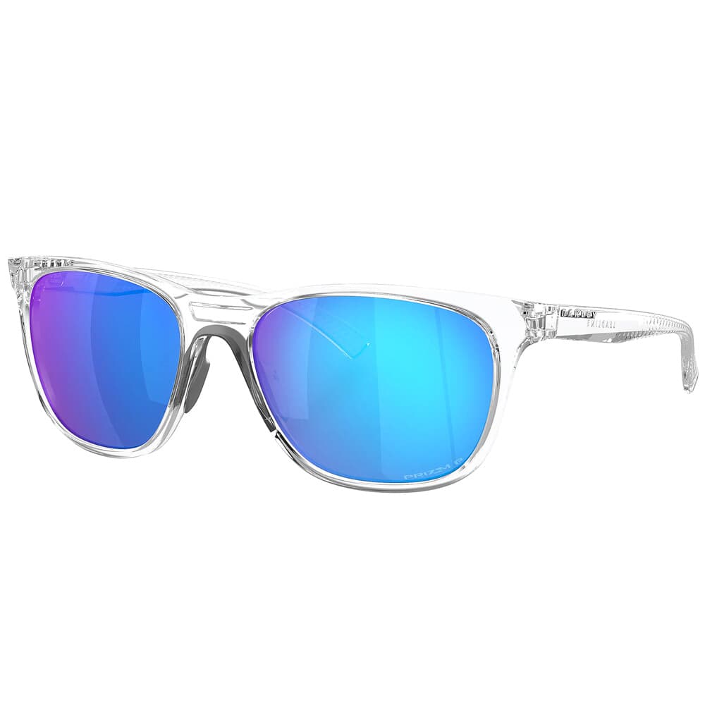 Oakley Leadline Polished Clear w/PRIZM Sapphire Polarized Lenses OO9473-0856