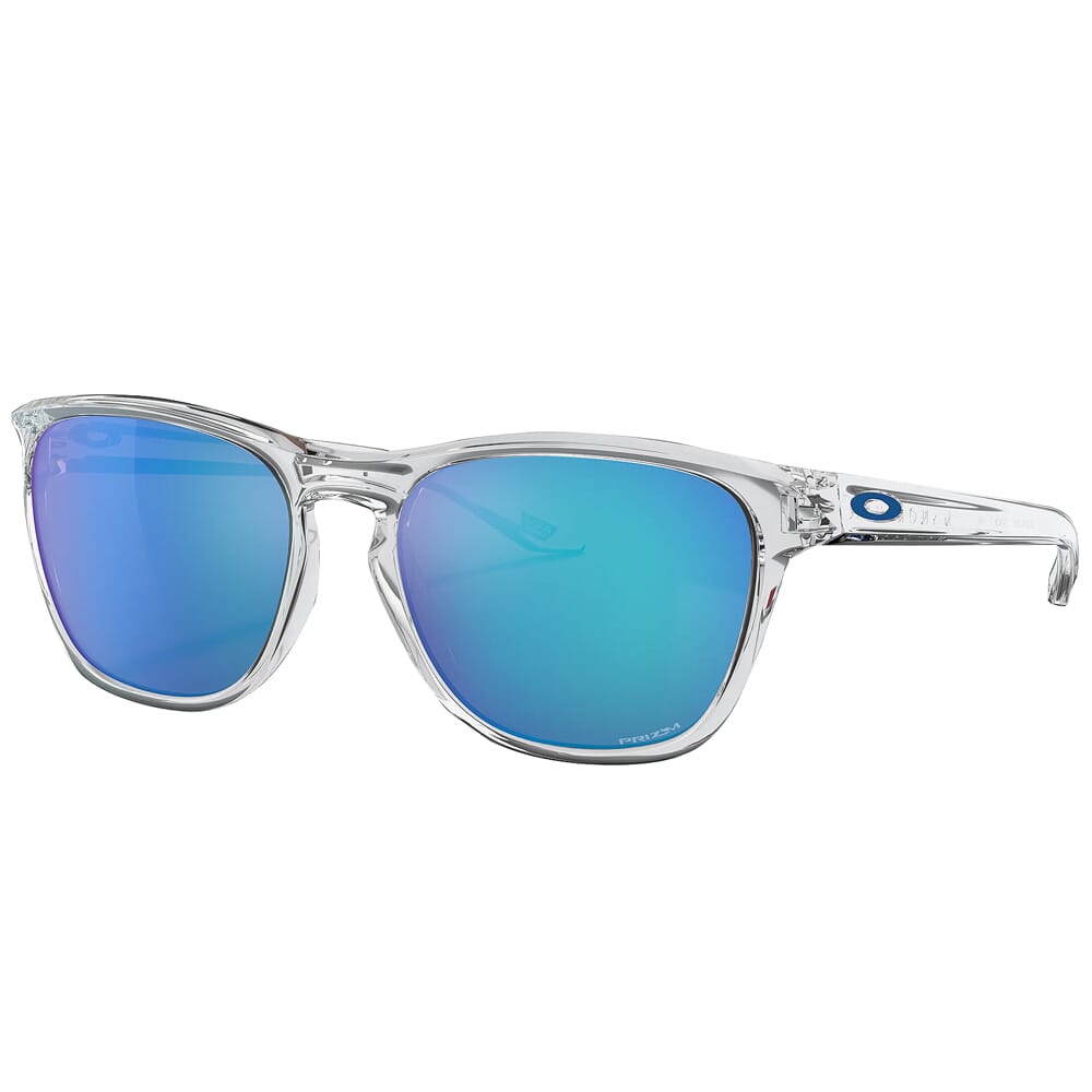 Oakley Manorburn Polished Clear w/PRIZM Sapphire Lenses OO9479-0656
