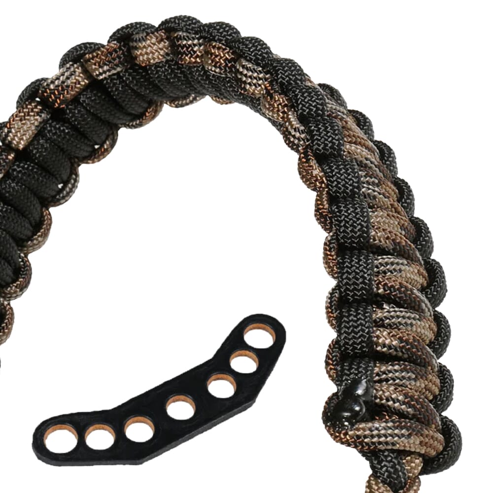 Paradox Sage Camo Custom Cobra Braid Bow Wrist Sling w/Leather Mount PBSE-CC-23