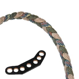 Paradox Olive/Tan/Camo Original Braid Bow Wrist Sling w/Leather Mount PBSL-C-6