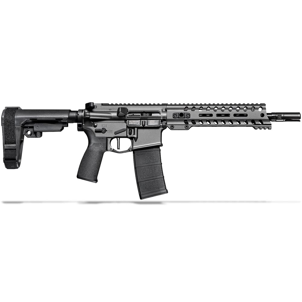 POF Minuteman 350 LEGEND 12.5" Bbl Tungsten Pistol w/11.5" Renegade Rail, Lo Pro DI Gas Block, and SB-A3 Brace 01661