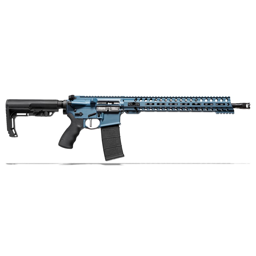 POF Wonder 5.56 x 45mm NATO 16.5" Bbl Blue Ti Rifle w/14.5" Rail and Mid-Length Lo Pro DI Gas Block 01580
