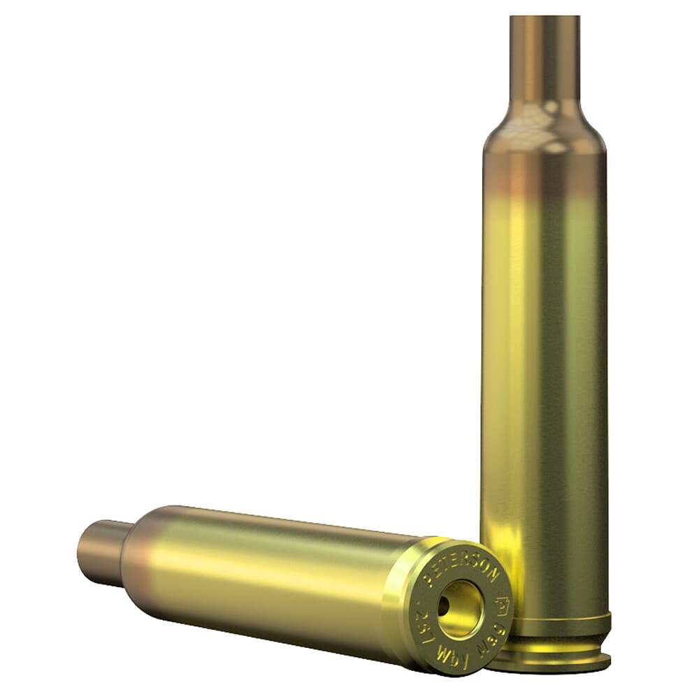 Peterson .257 Weatherby Magnum Casings Box of 50