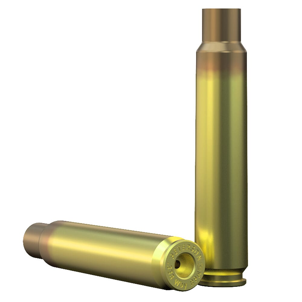 Peterson .338 Weatherby RPM Brass Casings Bulk Box of 250rds 40067I
