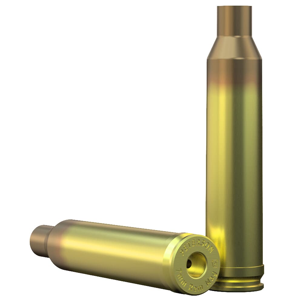 Peterson 7mm Remington Magnum Long Brass Casings Box of 50rds 40071R