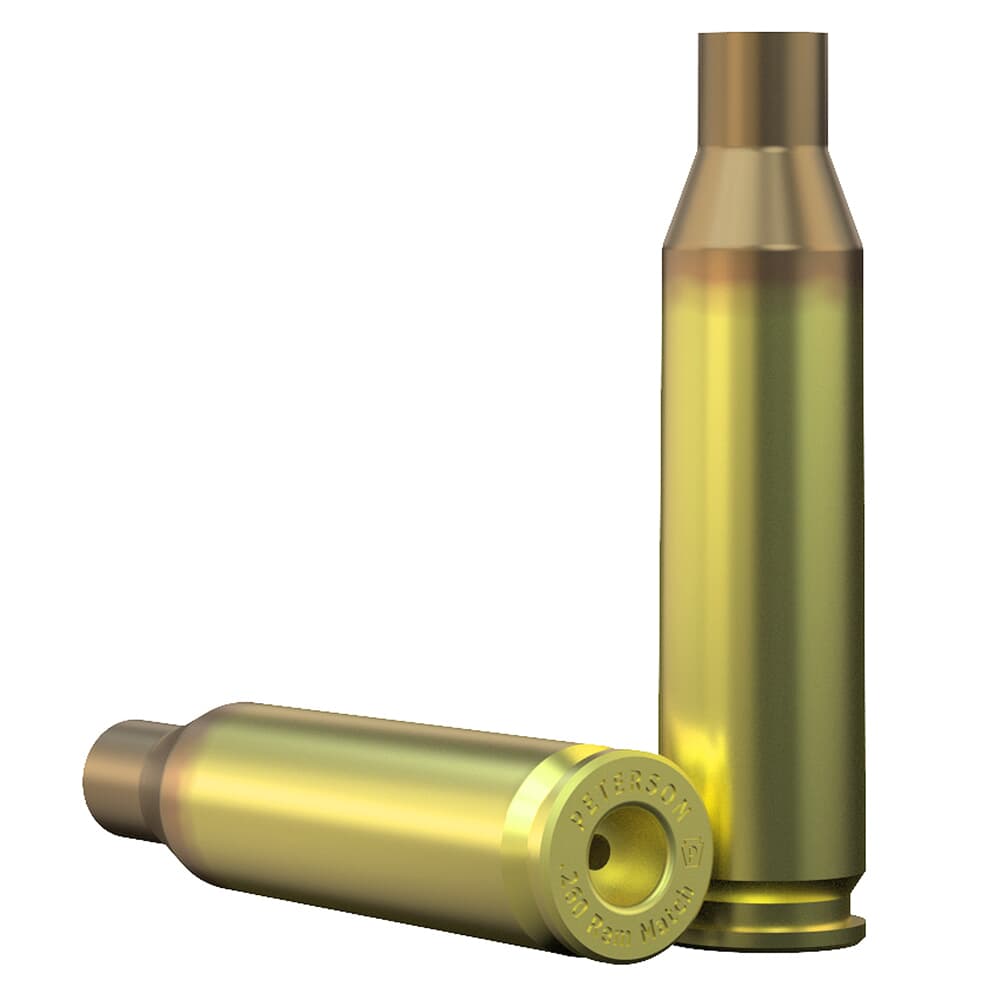 Peterson 260 Remington Casing Box of 50 PCC260RM