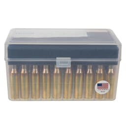 Peterson .338 Norma Mag Box of 50 PCC338NM50 used as new 2 necks dented / plastic case cracked