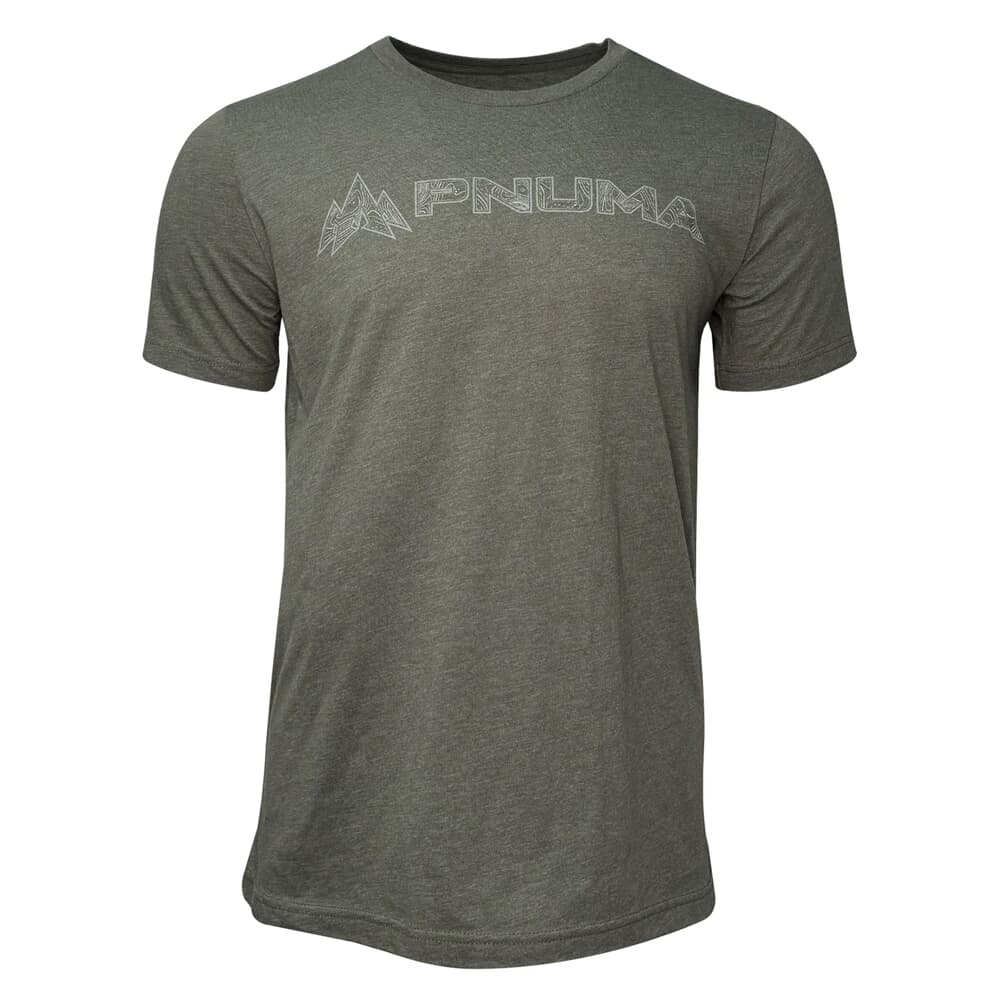 Pnuma Outdoors Topo Logo Tee Shirt Green XL SS-SS-TP-GN-XL