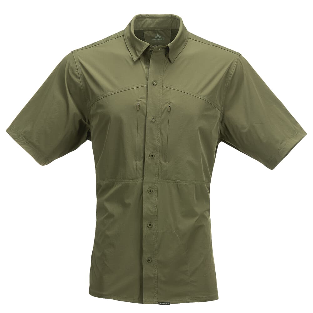 Pnuma Outdoors Shooter Shirt Short Sleeve Savage Green XL SS-SS-SG-XL