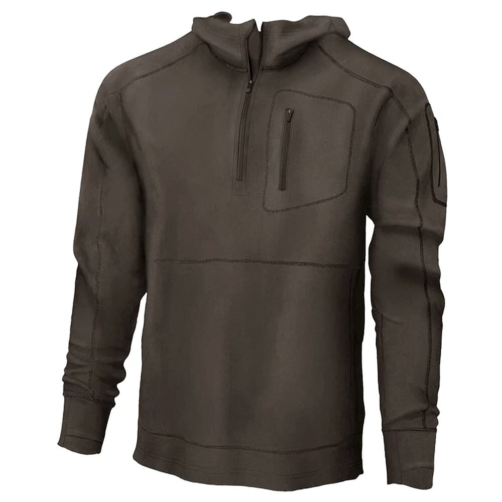 Pnuma Outdoors Merino Gunnison Hoodie Beluga GU-HD-BE