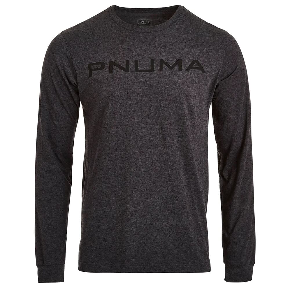 Pnuma Outdoors Side Swipe Long Sleeve Tee Shirt Dark Grey XL LS-TS-SS-DG-XL
