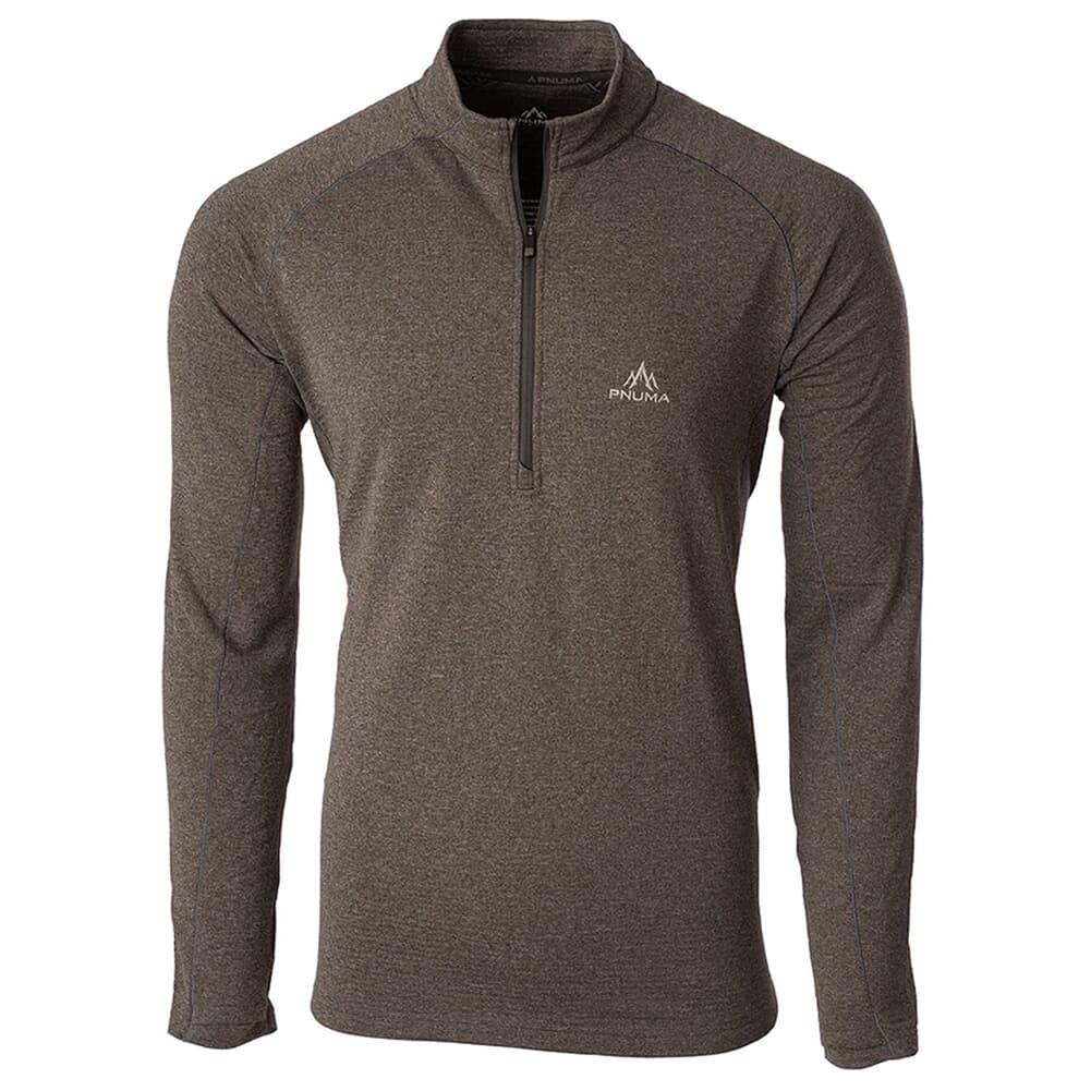 Pnuma Outdoors Base Haven 1/4 Zip Pullover Beluga S P308BS