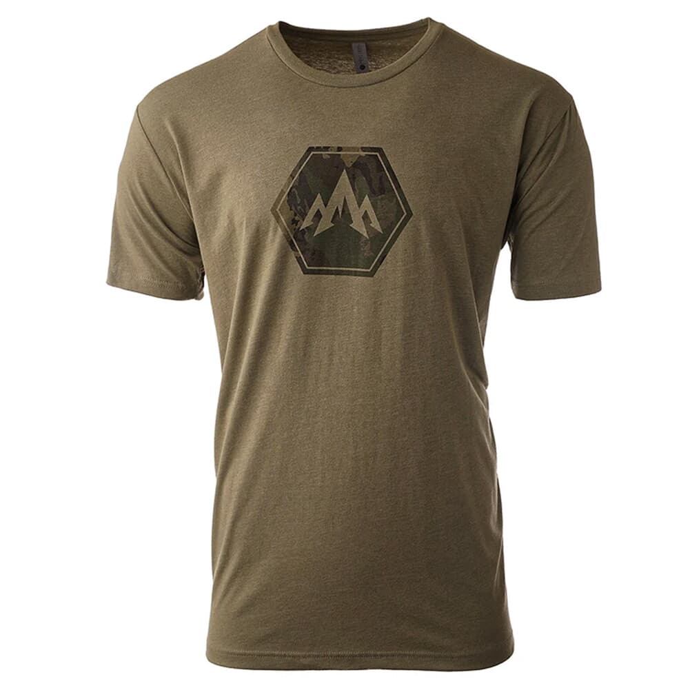 Pnuma Outdoors Lifestyle Camo Hex Tee Light Olive 2XL PSSCHOXX