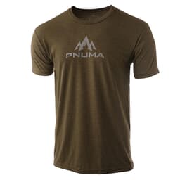 Pnuma Outdoors Lifestyle Logo Mark Tee Military Green 3XL PSSLMMGXXX