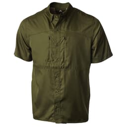 Pnuma Outdoors Short Sleeve Shooting Shirt Dark Olive M PSSSSCYM