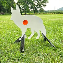Precision Targets 1/4" Life-Size Fox w/Reactive Vitals & Stand 1-4-LSFRVS