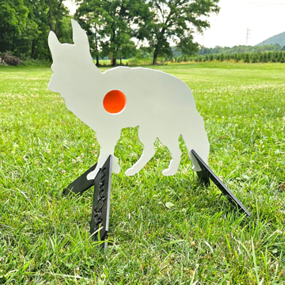 Precision Targets 1/4&quot; Life-Size Fox w/Reactive Vitals &amp; Stand 1-4-LSFRVS