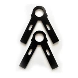 Precision Targets 1" Conduit Leg/Cross Bar Brackets 2pc 1-CLCBB-2