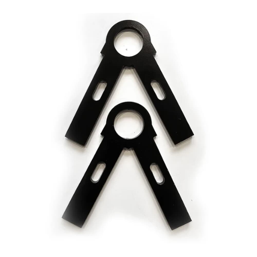 Precision Targets 3/4&quot; Conduit Leg/Cross Bar Brackets 2pc 3-4-CLCBB-2